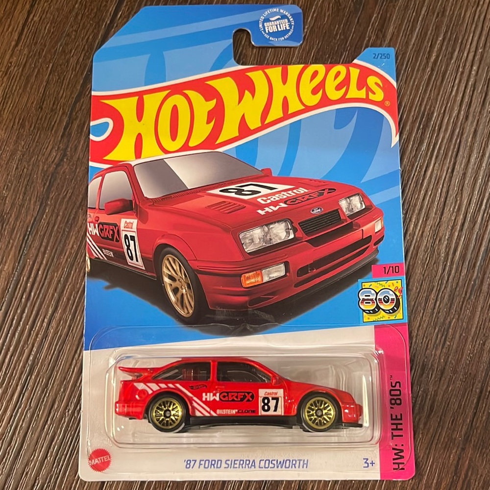 ‘87 Ford Sierra Cosworth Hot Wheels 2023